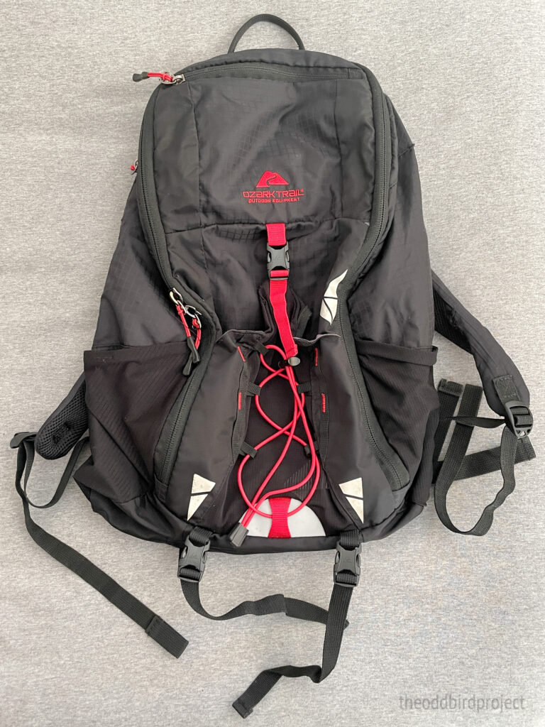 image of a black backpack